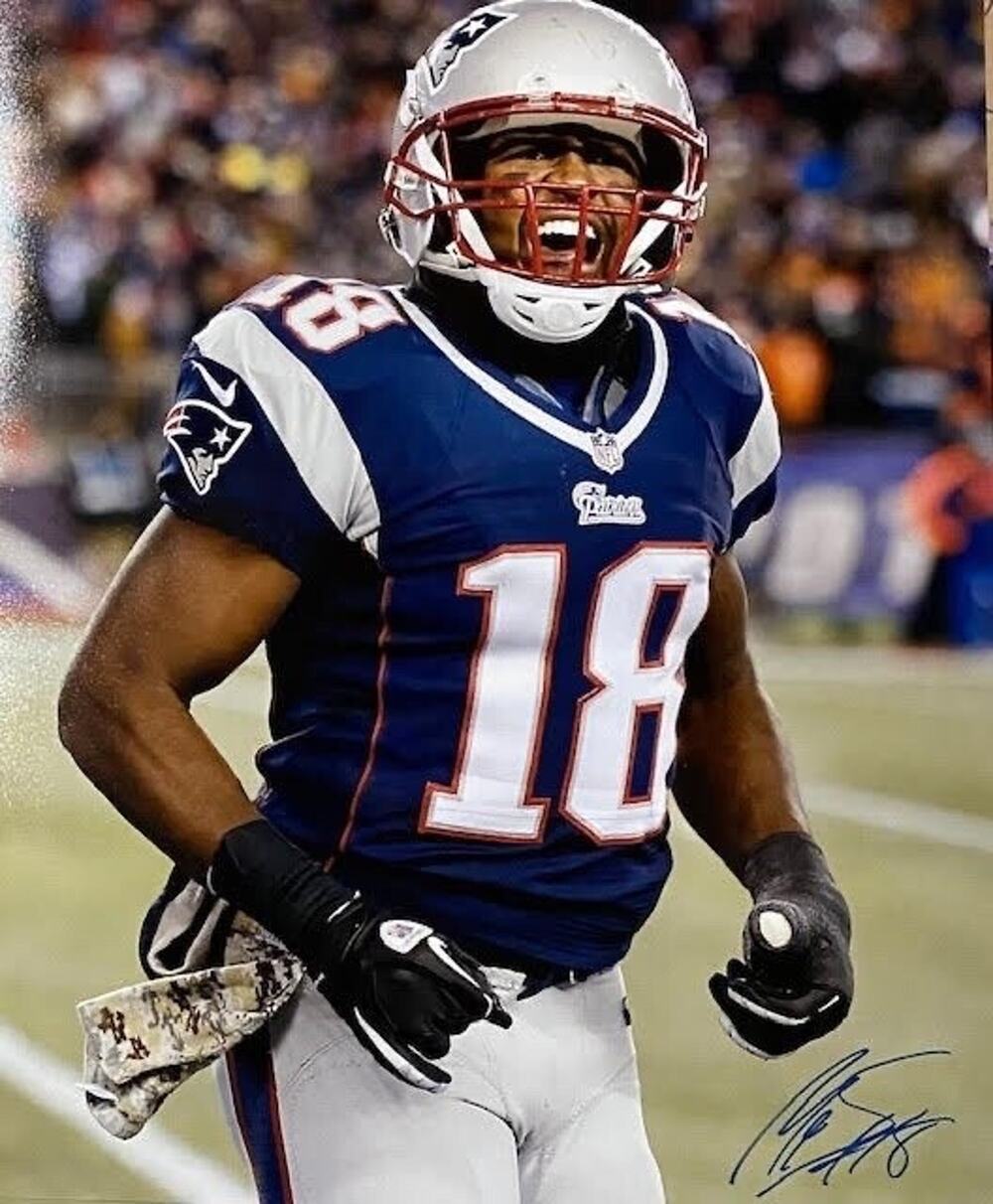 New England Patriots Matthew Slater Signed 16x20 Photo Auto Sure Shot NFL Legend